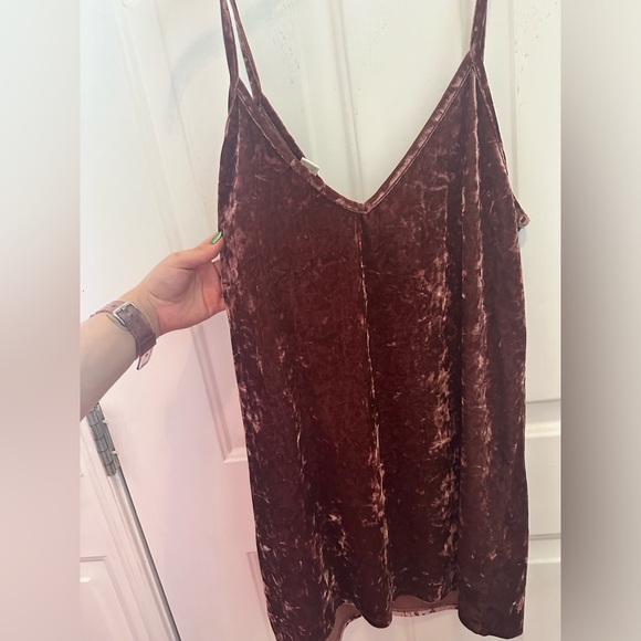 Bozzolo Tops - Mauve velvet tunic top
